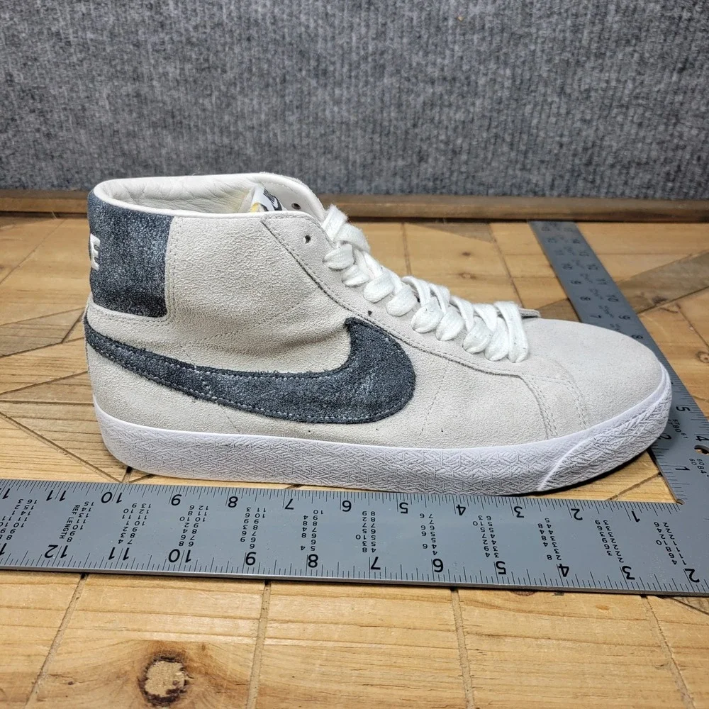 Nike SB Blazer Mid Faded Sail DA1849-002 Mens 9 Trainers Shoes Sneaker Suede